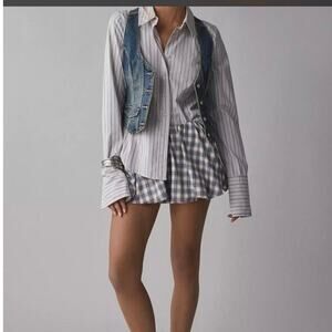 Kimchi blue plaid mini bubble skirt sz xl